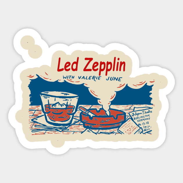 Zepplin Vintage Sticker by Animal Paper Art